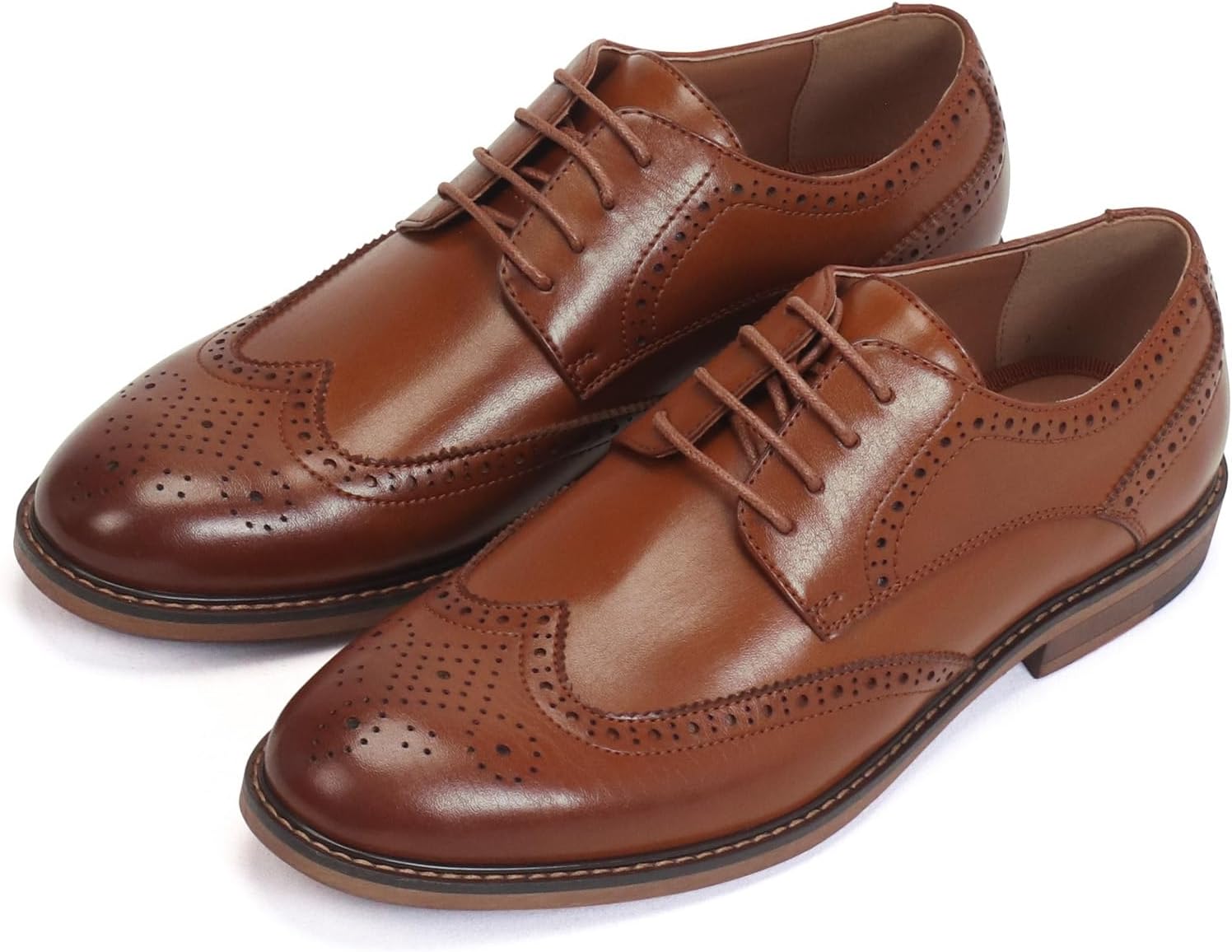 KUDORO Men's Suit Shoes, Classic Business Lace-Up Shoes – Bild 7