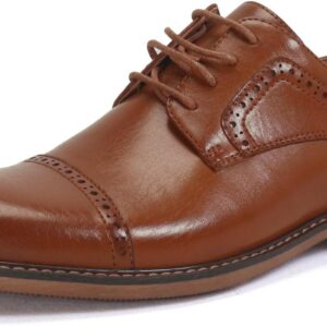 KUDORO Men's Suit Shoes, Classic Business Lace-Up Shoes