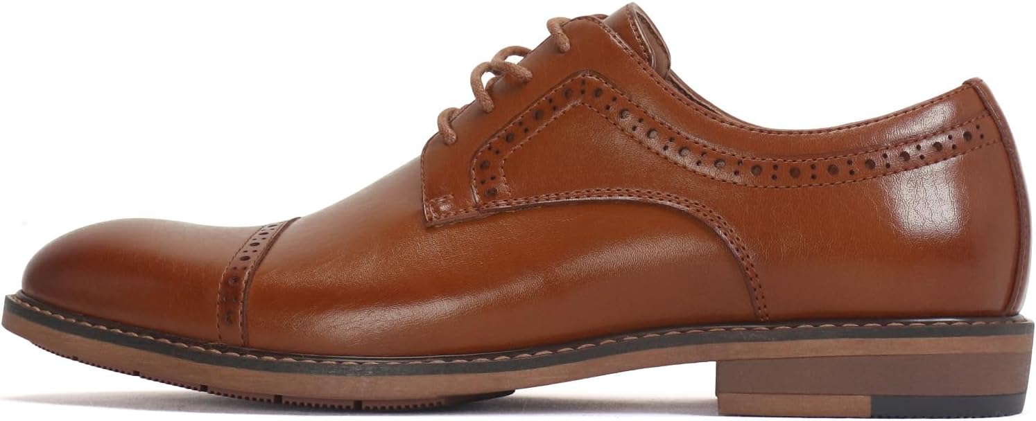 KUDORO Men's Suit Shoes, Classic Business Lace-Up Shoes – Bild 2