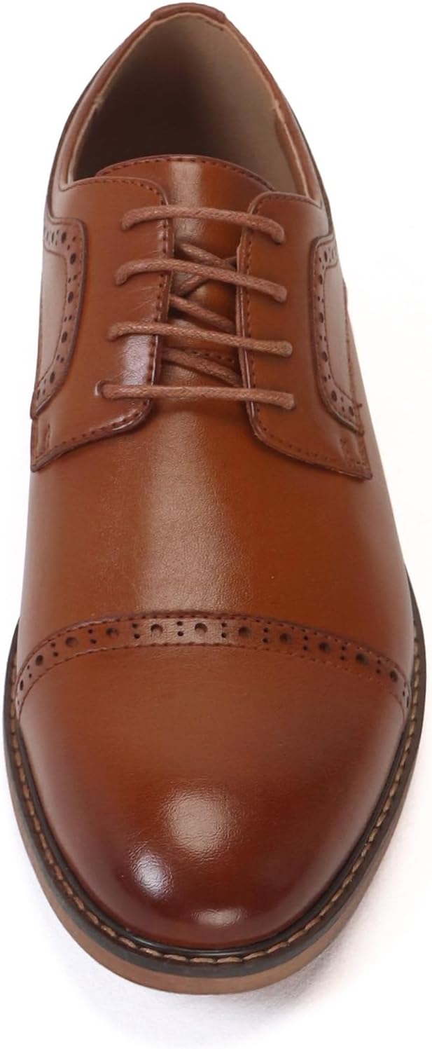 KUDORO Men's Suit Shoes, Classic Business Lace-Up Shoes – Bild 4