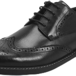 KUDORO Men's Suit Shoes, Classic Business Lace-Up Shoes