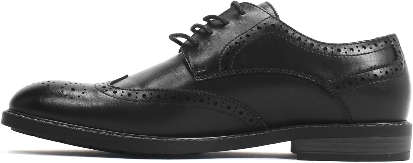 KUDORO Men's Suit Shoes, Classic Business Lace-Up Shoes – Bild 2