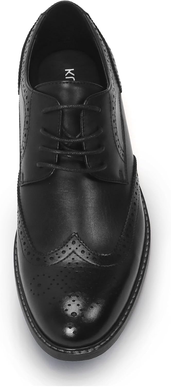 KUDORO Men's Suit Shoes, Classic Business Lace-Up Shoes – Bild 3