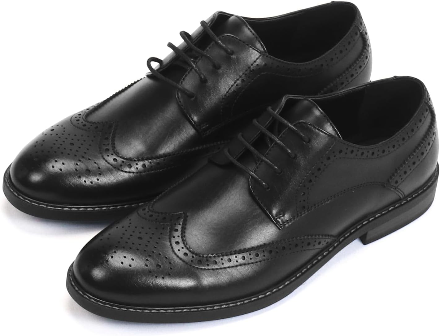 KUDORO Men's Suit Shoes, Classic Business Lace-Up Shoes – Bild 7