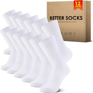 NUOZA 12 Pairs of Socks Men Women Cotton Business Breathable Socks