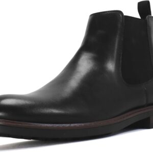 KUDORO Men's Chelsea Boots, Ankle Boots, Casual Slip On Boots
