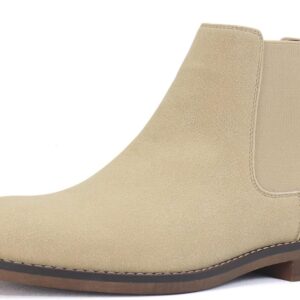 KUDORO Men's Chelsea Boots, Ankle Boots, Casual Slip On Boots