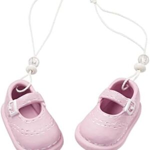 Decorative figure baby shoes/booties girl pink cake figure cake topper table decoration baby shower baby shower birth christening girl gift idea money gift