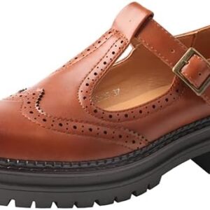 TMA EYES Womens Classic Comfortable Loafers Formal Shoes Mary Jane Flat Shoes