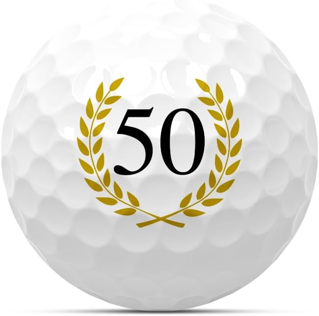 Golf Balls Set of 3 for Birthday Golf Gift Golf Birthday Gift Idea Anniversary Happy Birthday 18 20 22 25 30 33 35 40 44 45 50 55 60 65 66 70 75 77 80 85 88 90 – Bild 2