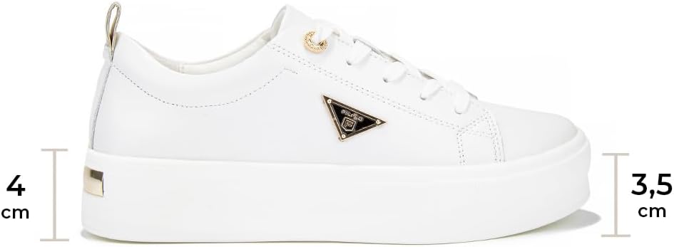FILIPPO Platform Trainers Women's Leather Shoes Women's Trainers Leather Low Shoes – Bild 5