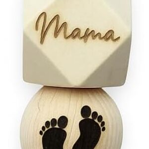 Personalised Pregnancy Keyring Gift Birth Gift