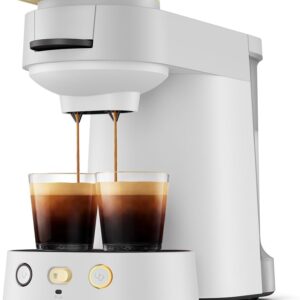 PHILIPS Senseo Vibe Compact Coffee Pod Machine, White, 2 Specialities