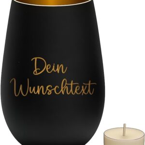 Engraved Lantern - Personalised Candle Holder - Favourite Person Gift, Father's Day, Mother's Day, Women's Day, Best Friend - Black