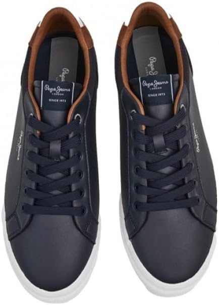 Pepe Jeans Men's Pepe Jeans Kenton Court Trainers Black Trainers – Bild 4
