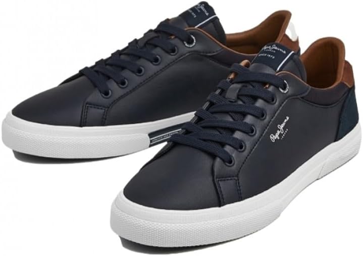 Pepe Jeans Men's Pepe Jeans Kenton Court Trainers Black Trainers – Bild 3
