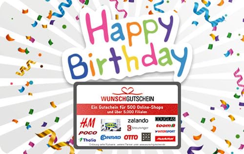 WUNSCHGUTSCHEIN The Perfect Gift – 500 Redemption Partners – for Germany – by Email (not redeemable for Amazon) – Bild 2