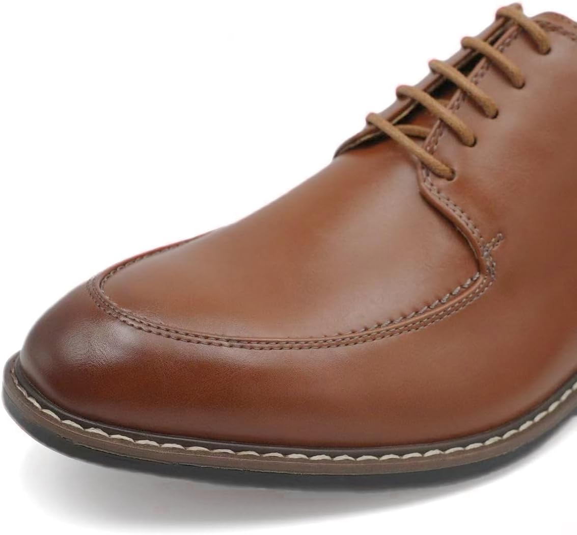Finishing & Sewing Men's Moc-Toe Lace-Up Oxford Shoes – Bild 6