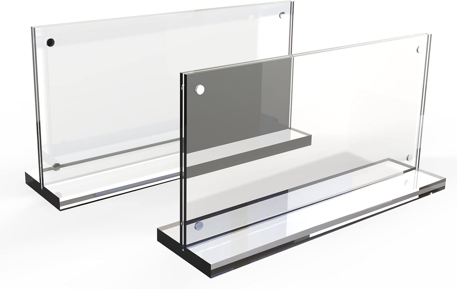 Cuyacili Pack of 2 Acrylic Banknotes Display Frame Euro Bill Photo Holder – Bild 2
