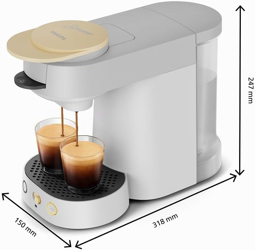 PHILIPS Senseo Vibe Compact Coffee Pod Machine, White, 2 Specialities – Bild 7
