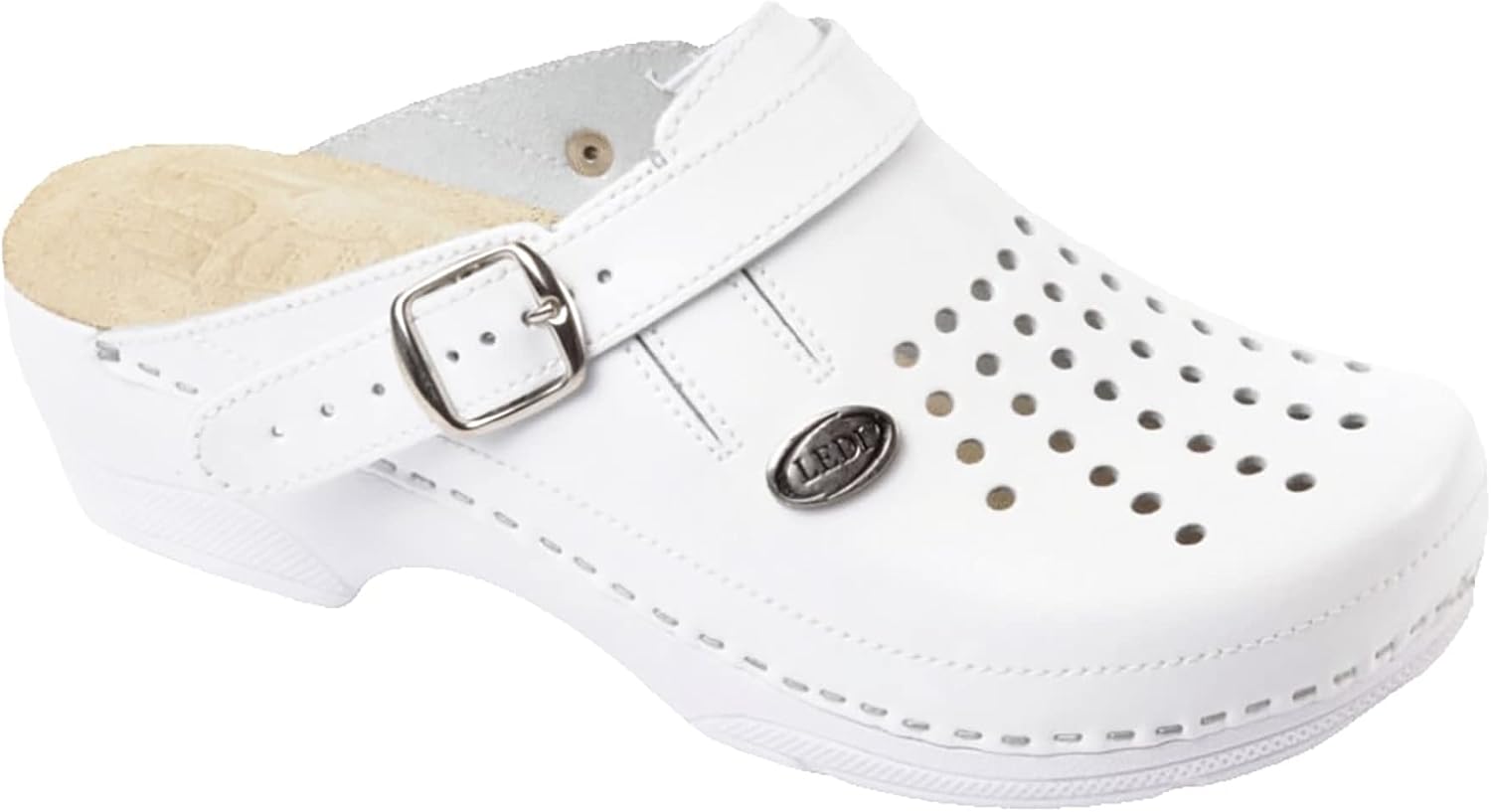 Ledi Anatomic 552 Leather Shoes Clog Mules Comfort Shoes Slippers Women