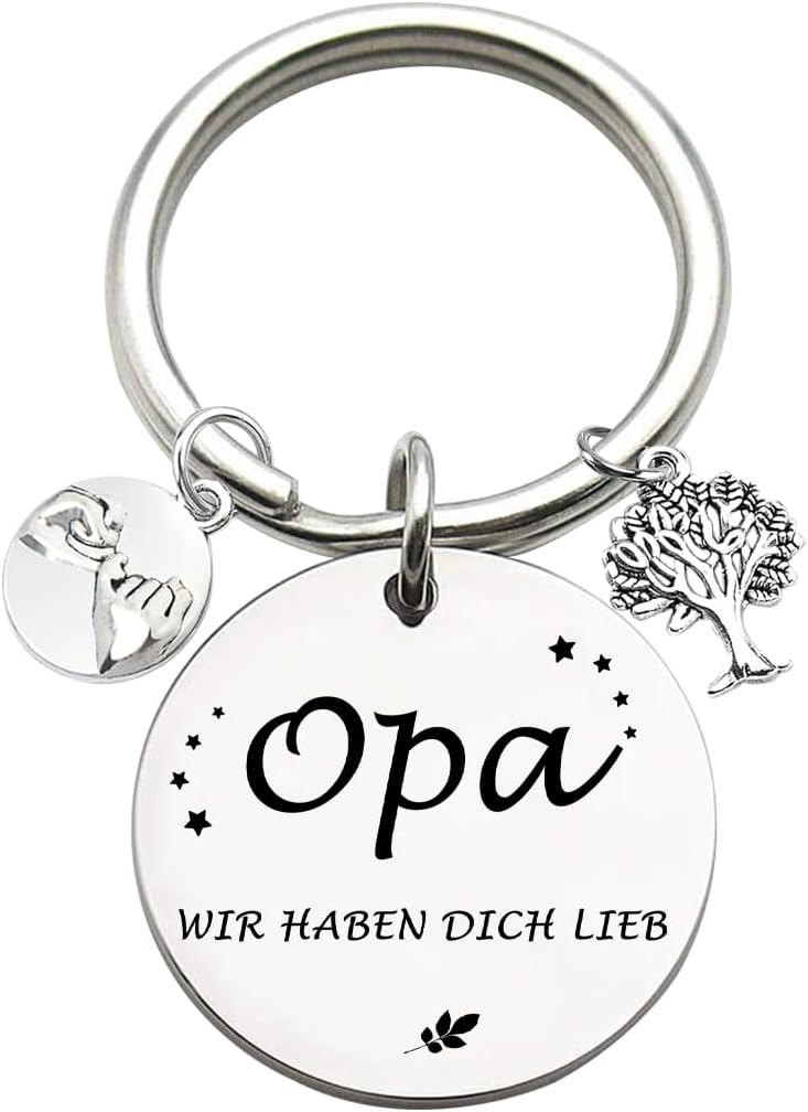 Tecreo Grandpa Gift Best Grandpa Keyring Grandpa We Have You Love Father's Day Gift Birthday Gift from Granddaughter Grandchild to Grandpa