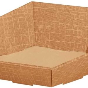 Seta Gift Basket Hexagonal Natural Mini 20 x 16.8 x 8.5 cm Pack of 25