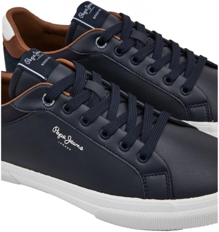 Pepe Jeans Men's Pepe Jeans Kenton Court Trainers Black Trainers – Bild 6