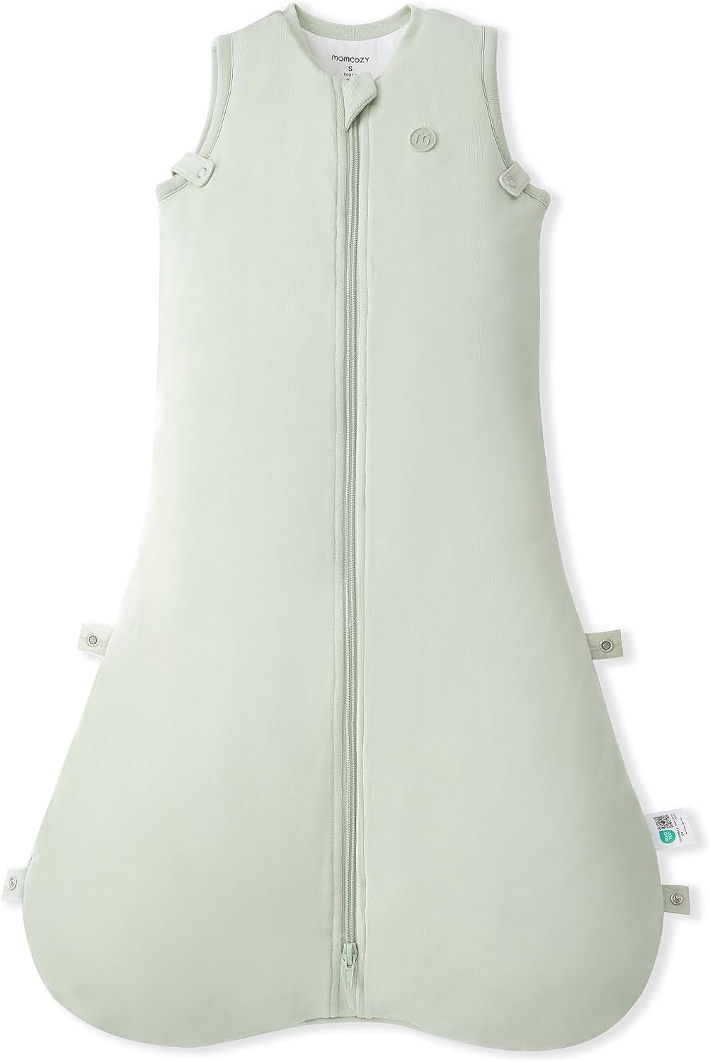Momcozy Baby Sleeping Bag 1.5 Tog Cloud Soft Bamboo with 1.5 Tog, Portable Blanket with Supportive Plush Stuffing, Two-Way Zip for Easy Nappy Changing