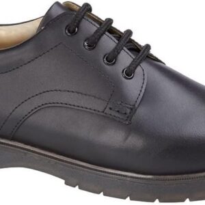 Grafters, M181 Mens Leather Uniform Shoe with PVC/Nitrile Sole