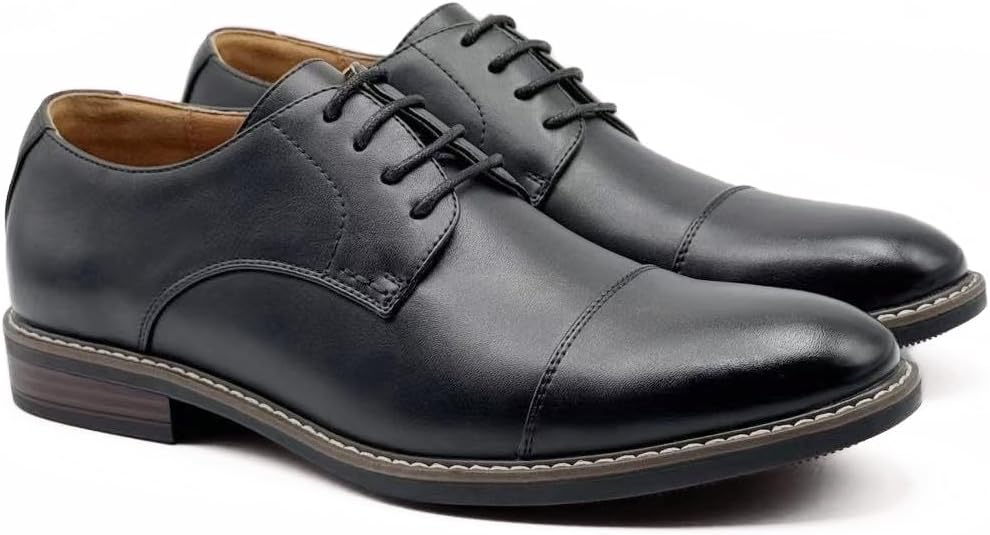 Finishing & Sewing Men's Oxford Lace Up Shoes with Caps – Bild 3