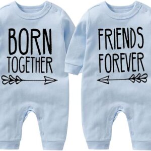 Baby Romper Best Friends For Always Fun Baby Romper Baby Gifts Birth First Clothing