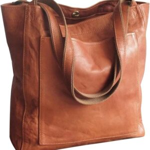 Shoulder Bag Women Large Handbags, Soft PU Leather Crossbody Bag Casual Large Handbag Clutch Bags Handbags Purse for Work & Travel Shopping