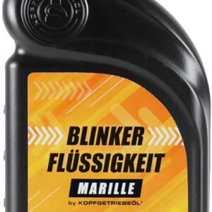 Kopfgetriebeöl Indicator Fluid 0.5 L – Apricot Liqueur 25% Vol – Fruity Apricot Liqueur in Oil Can, Gift Idea for Car Fans