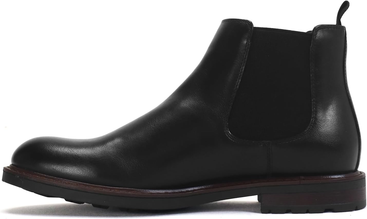 KUDORO Men's Chelsea Boots, Ankle Boots, Casual Slip On Boots – Bild 2