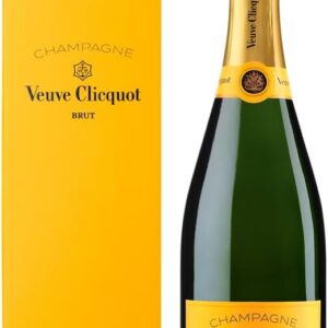 Veuve Clicquot Yellow Label Brut Champagne, 75cl, in Gift Box, Icon from Champagne, Powerful, Fresh & Elegant, Golden Yellow, Fine Perlage, Fruity, Vanilla & Brioche