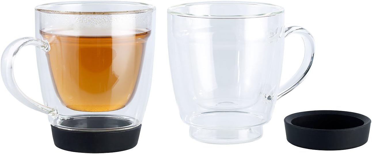 Double-Walled Cup for Coffee, Tea etc, Set of 2