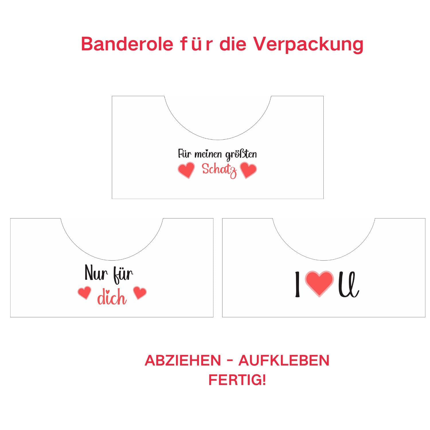 CJ&M Sticker Set – 54 Duplo Banderoles Favourite Person Gift Idea, Duplo Gift Box, Personal Gifts, DIY, Anniversary Love Gifts, Last Minute Gift – Bild 2