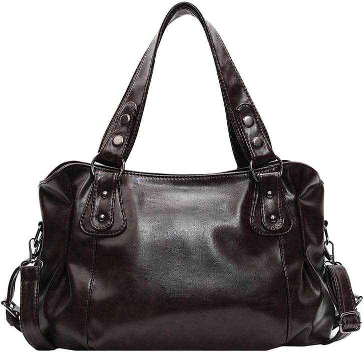 Women's Handbag Hobo Handbag Shoulder Bag Shopper Made of PU Leather Women's Bag Hobo Women's Bag Shoulder Bag Bags Handbag for Women Mother Dark Brown