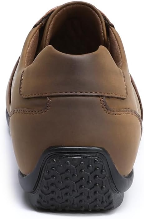 Mirroryou Men's Business Shoes, Breathable Leather Lace-Up Shoes, Lightweight Walking Shoes, Comfortable Casual Shoes – Bild 6