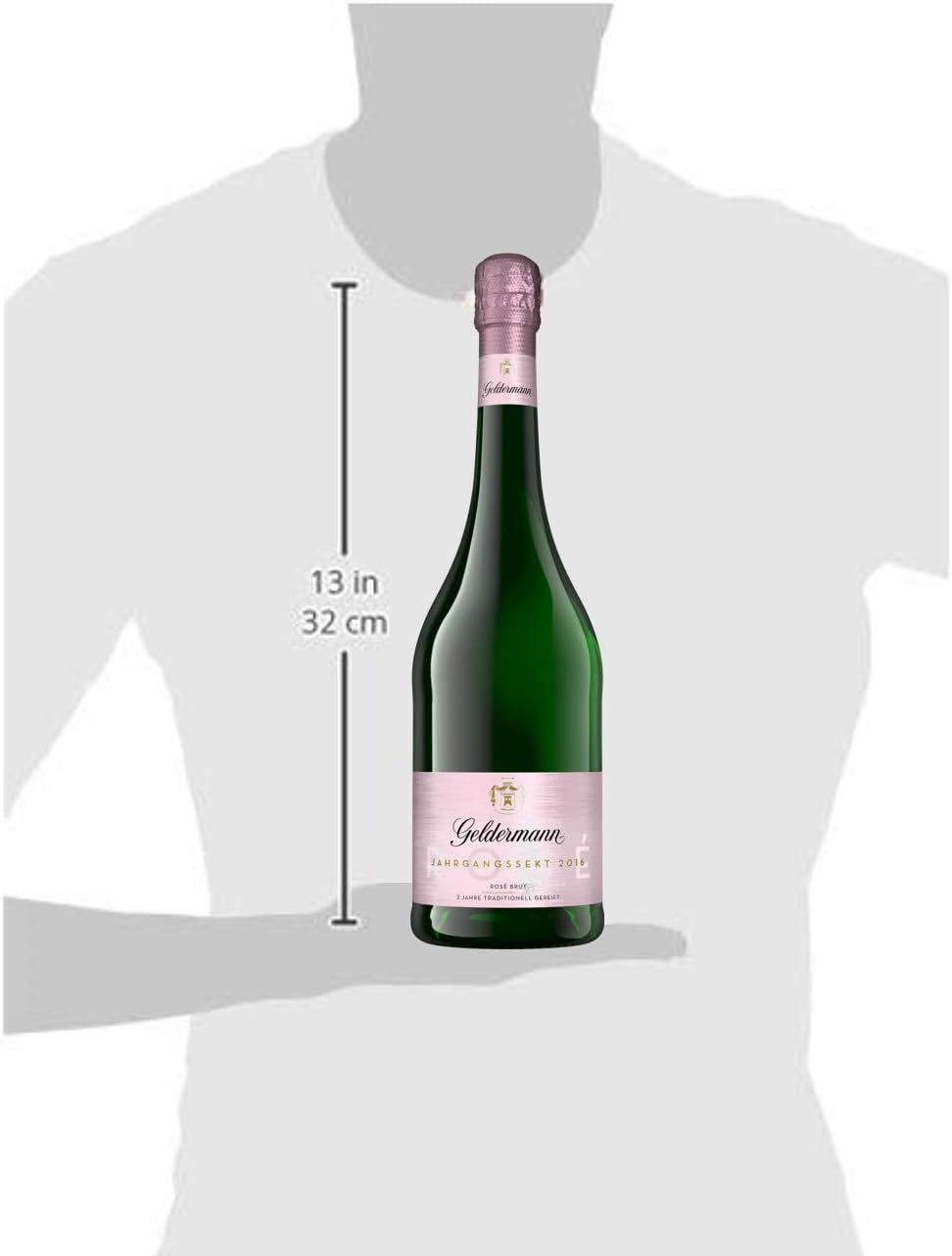 Geldermann Champagne Rosé - Vintage (1 x 0.75L) - A Vintage Champagne of the Extra Class - Aged for 3 Years in Traditional Bottle Fermentation – Bild 4