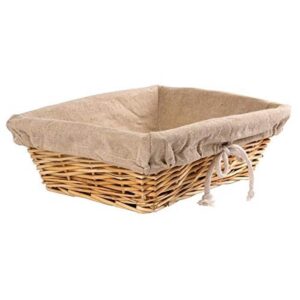 Wicker Rectangular Basket 95X315X230mm Food Storage Serving Tableware