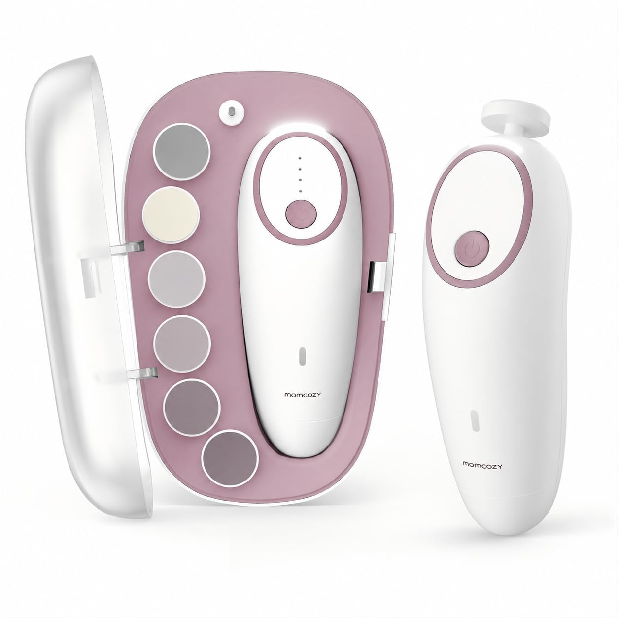 Momcozy Elektrische Nagelfeile Baby, Rosa