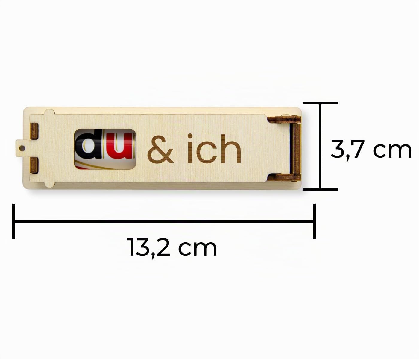 Engraved Wooden Chocolate Bar Gift Box - Gift Idea and Surprise Box for Duplo - Personalised with Engraving - Wooden Box for Sweets - Creative Gift for Sweet Lovers – Bild 2