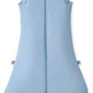Momcozy Baby Sleeping Bag 1.5 Tog Cloud Soft Bamboo with 1.5 Tog, Portable Blanket with Supportive Plush Stuffing, Two-Way Zip for Easy Nappy Changing