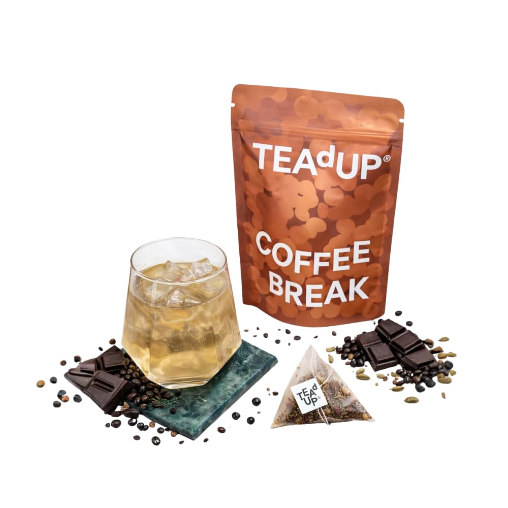 TEAdUP® Gin Botanicals Discovery Set - 20 BoozyBags for Gin & Tonic & Vodka - 4 Varieties (Cucumber Mint, Raspberry Chili, Lavender Rose, Coffee Cocoa) – Bild 5