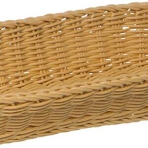 Baguette basket, oval 28 x 16 cm, H: 8 cm Polypropylene, brown