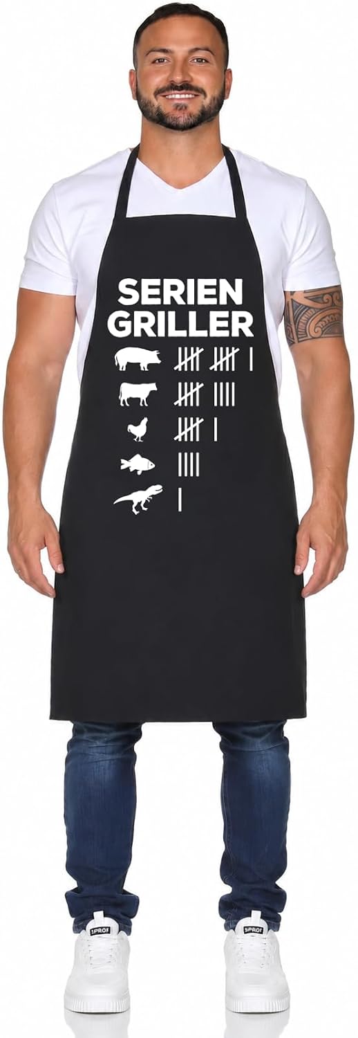 Spaß Kostet Barbecue Apron for Men SERIENGRILLER – Bild 2