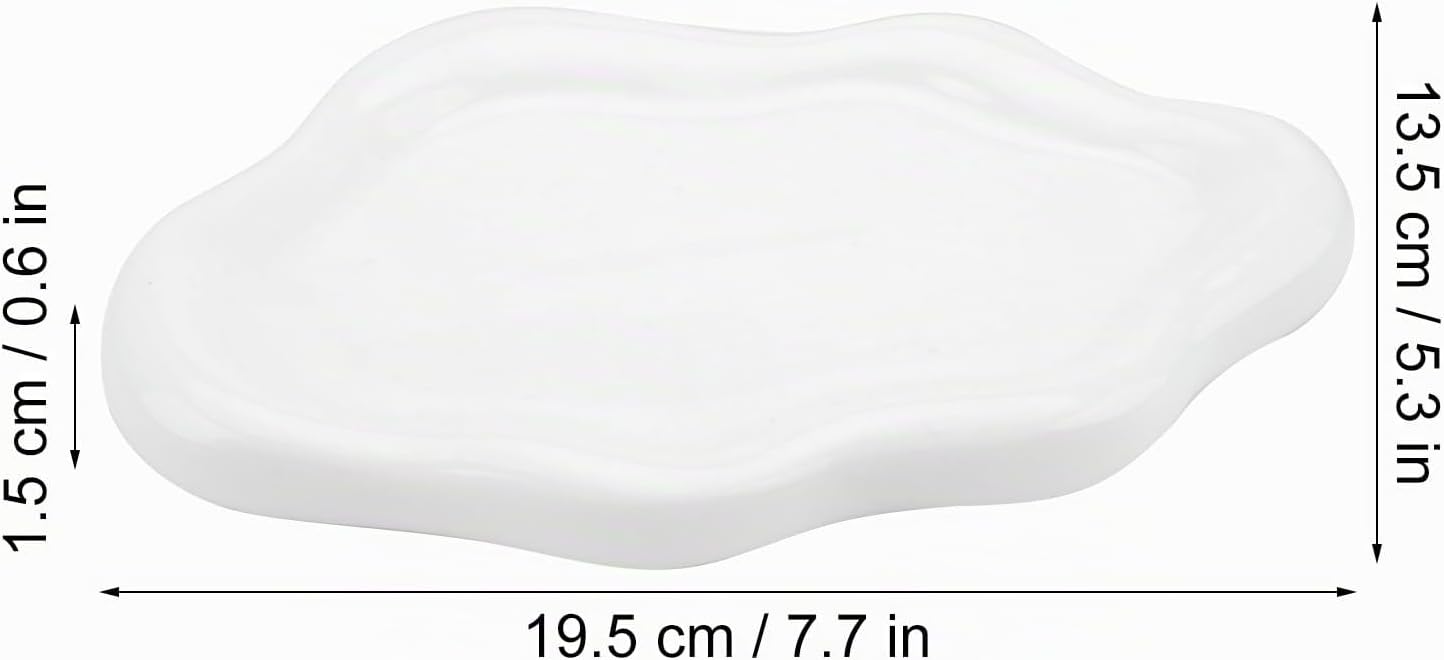 Wolke Jewellery Tray, Ceramic Jewellery Tray, Jewellery Plate, Key Tray, Jewellery Tray, Decorative Bowl, Key Bowl, Decorative Dressing Table Decoration Aesthetic – Bild 2