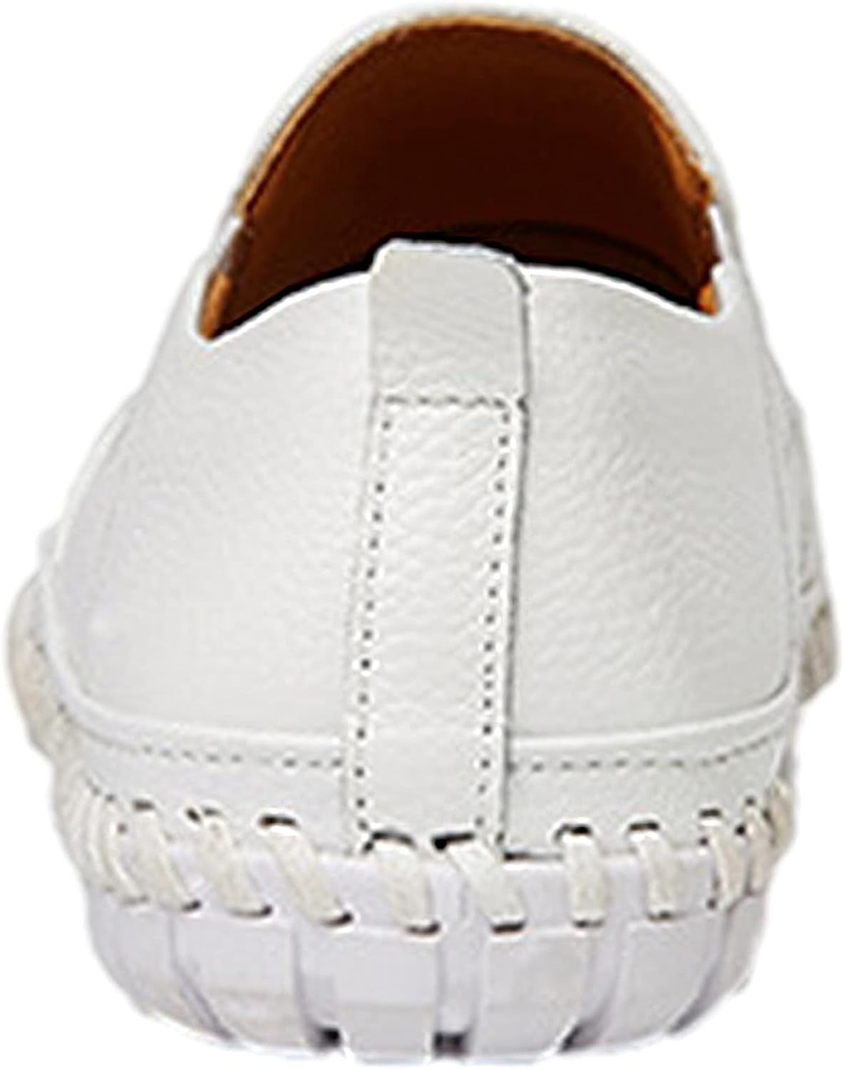 rismart Moccasin Men's Comfort Flat Shoes Leather Slip On Boat Shoes Slippers – Bild 7